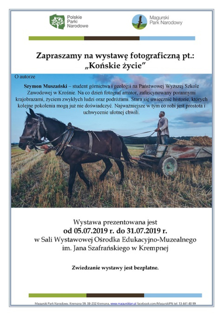 Wystawa fotograficzna „Końskie życie”